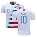 USA Soccer Team Christian Pulisic Carli Lloyd Alex Morgan Replica Kid Jersey Kit : Shirt, Short, Socks, Soccer Bag