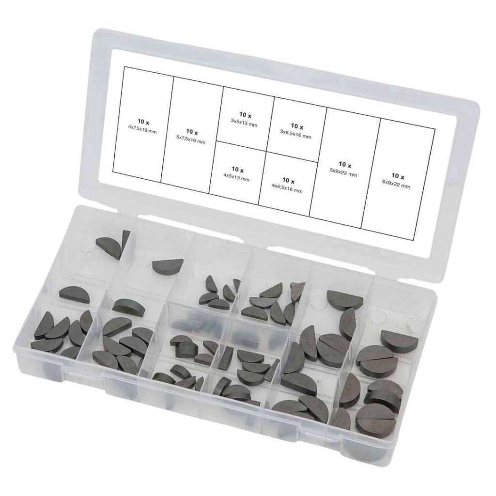KS Tools Assortment of spring wedges, 80 pieces.