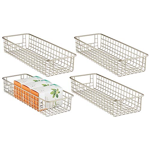 Mdesign Household Wire Drawer Organizer Tray Storage Organizer