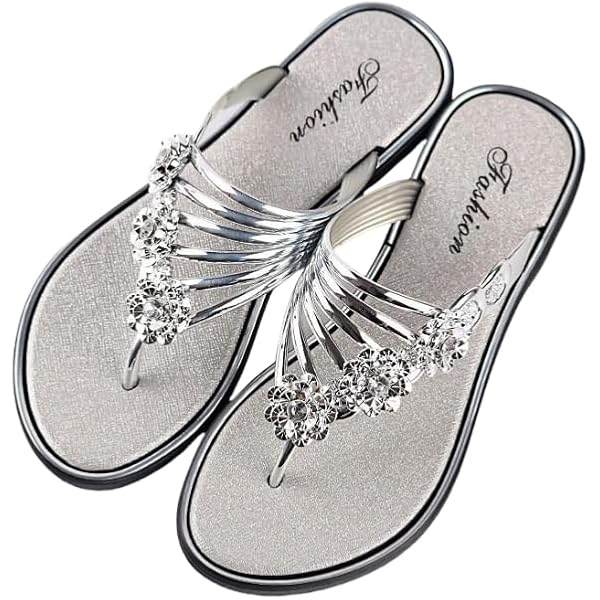 Amazon.com | Summer Women Fashion Sandals Flat Bottom Flower