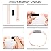 VANCLE Fitbit Alta HR Bands, Classic Accessory Alta Band Replacement Wristband for Fitbit Alta HR 2017 and Fitbit Alta 2016 (v2-Blush Pink, Small)
