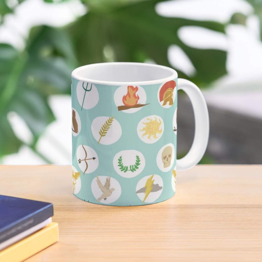Percy Repeat Greek Gods Inspired Mythology Pattern Jackson Best 11 Ounce Ceramic Coffee Mug Gift