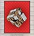 Louis Vuitton Fashion Designer Rubiks Cube Pop Art Print, Wall Art Poster - Unique Home Decor for Bedroom, Office, Teens Room - Gift for Women, Fashionista, LV Fans - 8x10 Photo Unframed