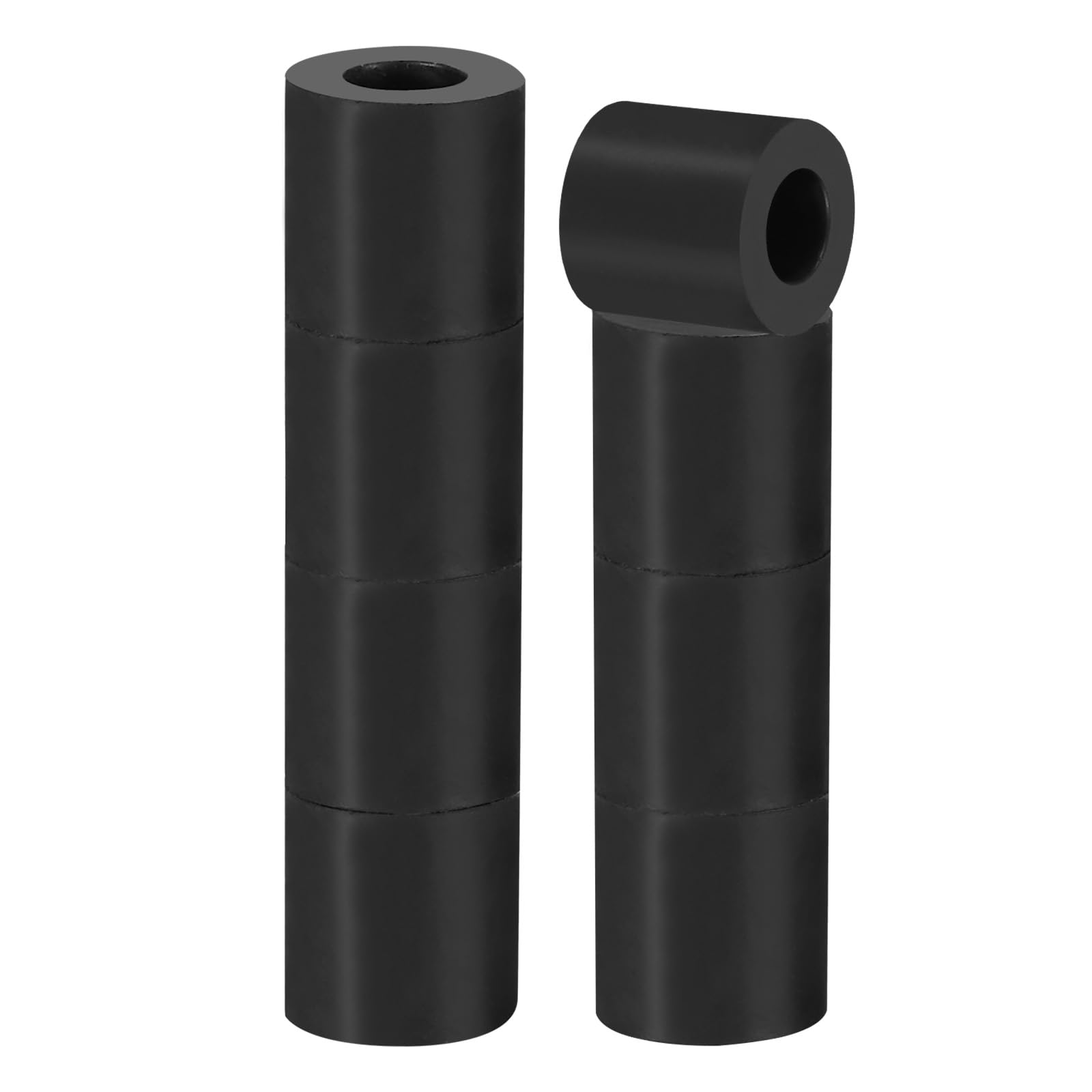 PATIKIL Multi Purpose Rubber Spacer, 8 Pcs 0.8"OD 0.4"ID 0.8"Thick Neoprene Round Anti-Vibration Isolation Pads Isolator Rubber Bushings Spacer Washer for HVAC Bolts Car Accessories