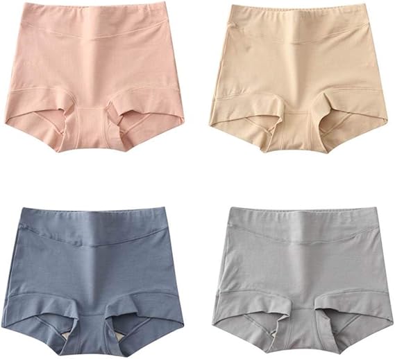 Amazon Co Jp ユリカー ハイウェスト ショーツ レディース 下着 綿 腹巻 パンティー パンツ ボクサーブリーフ 3枚組 快適 服 ファッション小物