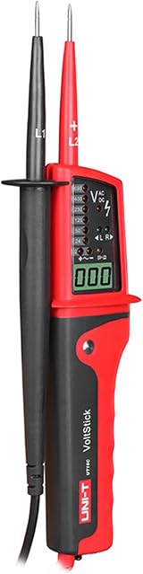 UNI-T UT15C Waterproof Voltage Tester Electronic Tester MIE0116 LCD view 2