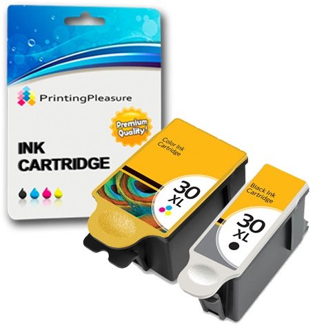 Ink Cartridges,30XL High Capacity Non Oem replacement Compatible for Kodak ESP C100,C110,C115,C300,C310,C315,C330,C360,1.2,3.2,3.2S,Office 2100,2150,2170 AIO,Hero 2.2,3.1,4.2,5.1(1 set)