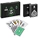 Ice - 100% Plastic Playing Cards, Premium Poker Sized Waterproof Standard Index Play Cards, Professional Casino Grade | Pack of 2