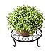 ZUYEE Plant Stand Indoor Outdoor Wrought Iron Planter Trivet Stand Sturdy Flower Pot Supporting Olde Metal/Iron Art, 9.5 inch, Flowerpot Holder for Garden Studios Pack of 3