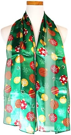 Christmas Scarf - Christmas Snow Flake,Ornaments, Gingerbread Cookies By Christmas Scarf Company