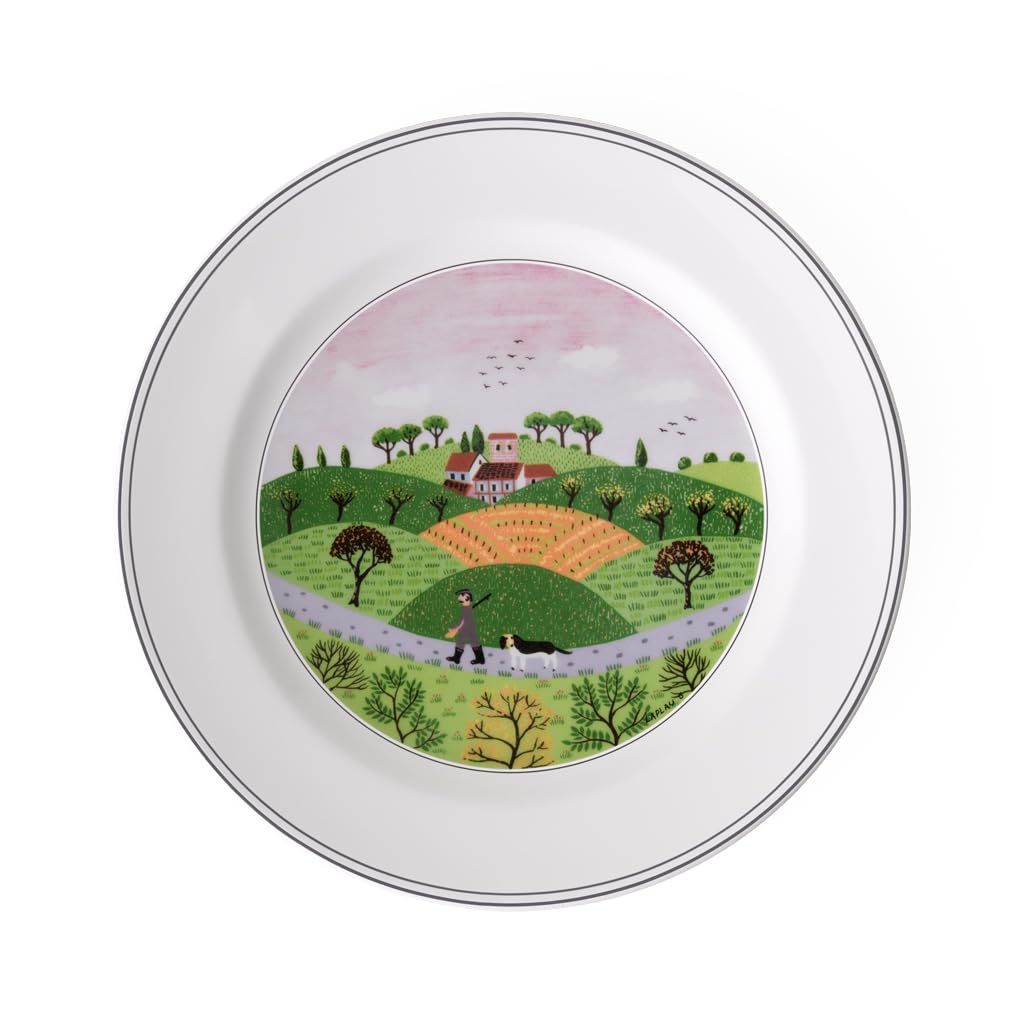 Villeroy & Boch Design Naif 27 cm Flat Plate, Huntsman