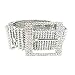 Women's Crystal Rhinestone Chain Waist Buckle Belt Luxury Sparkling Sash Waistband Accessory,Silver