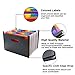 Marcoon Expanding File Folder/24 Pockets A4 Accordion File Organizer/Multicolor Portable Expanding Wallets/Large Capacity Plastic Stand Bag with Colored Tab for Business/Office/Study