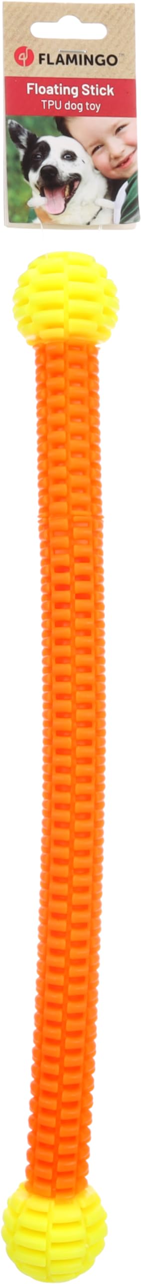 Flamingo DT LIPA TPU STICK WITH 2 BALLS YELLOW/ORANGE 45,8x4,9x4,9CM