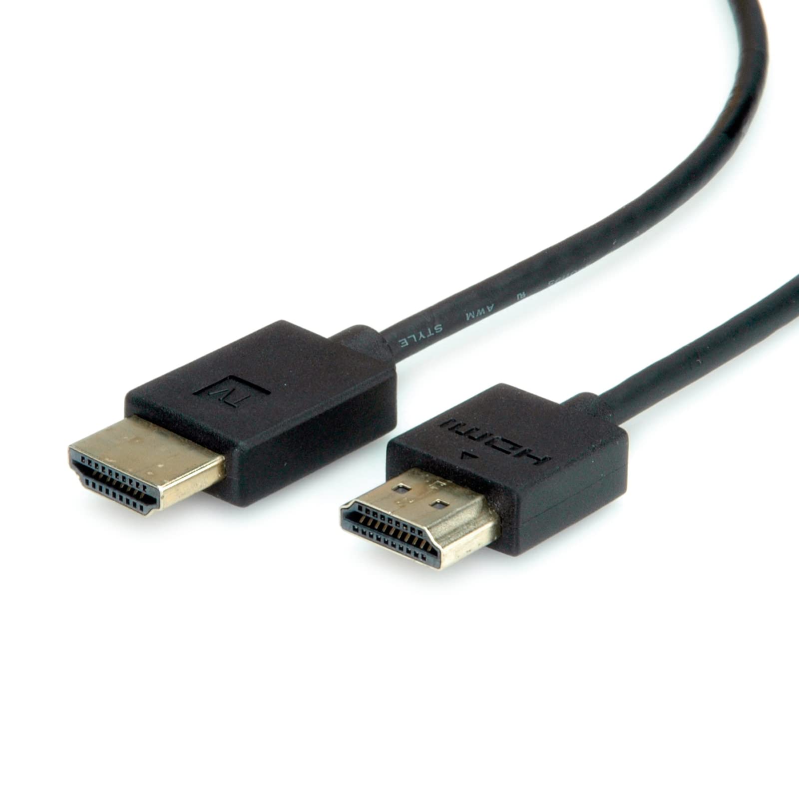 ROLINE 4K HDMI Ultra HD Cable with Ethernet, Active, ST/ST, Black, 3 m