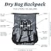 The Friendly Swede Waterproof Backpack Dry Bag 33L, Ergonomic Hiking Rucksack