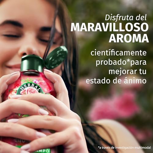 Shampoo herbal essences softness rose, 350 ml, hidrata, origem natural*, sem silicone, vegano, não testado em animais *ingredientes da fórmula