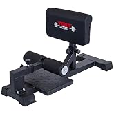 Heavy Duty Sissy Squat Machine for Lower Body Strength Training, Adjustable Leg Support Exercise Bench for Squats, Core Workouts, Home Gym Fitness Equipment