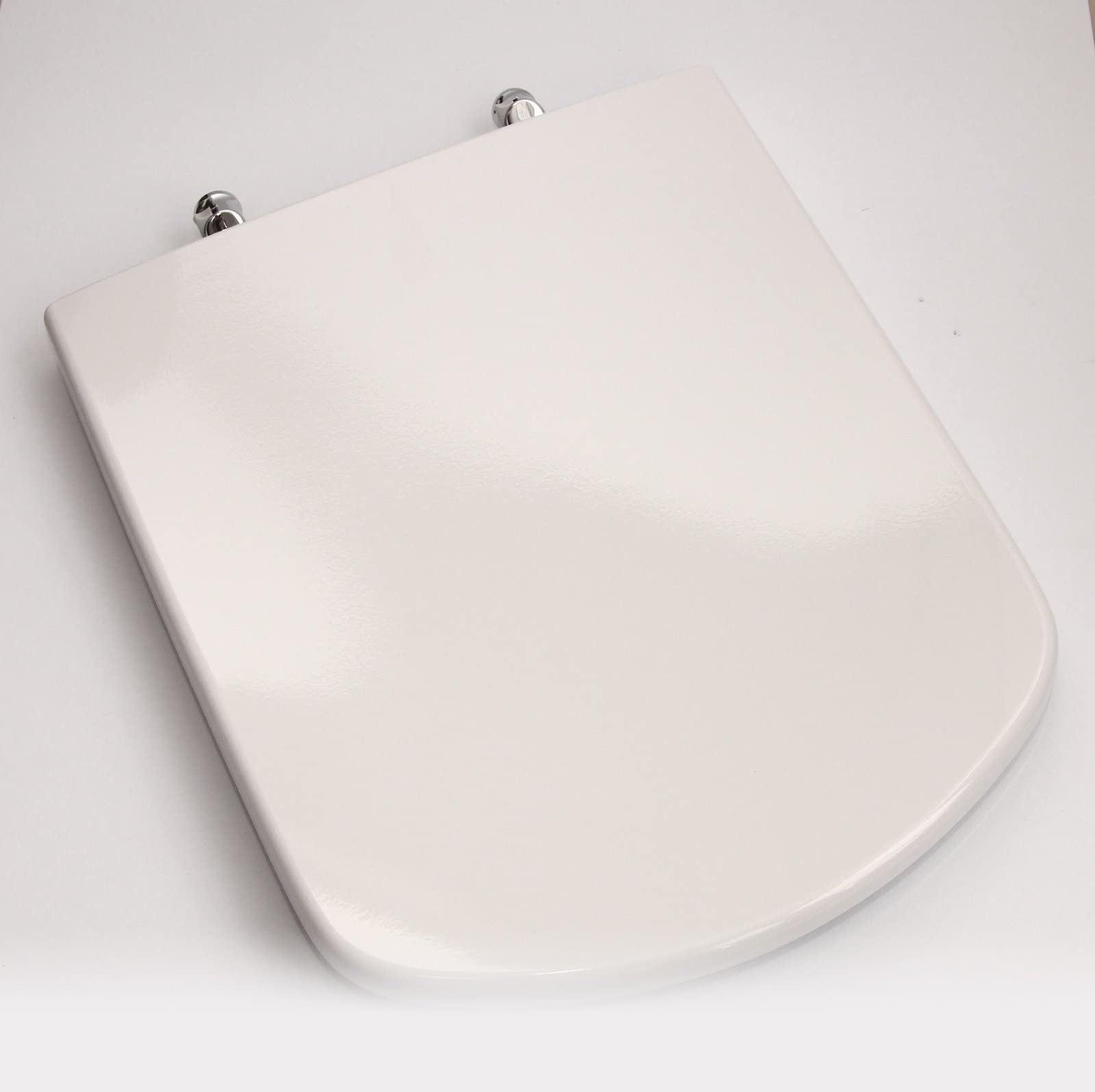 Roca 801511004 Replacement WC Toilet Seat with Standard Hinges, Compatible with Dama Senso, White, 42.5 x 36 x 2.51 cm