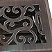 Accord AMFRRBC414 Charleston Floor Register, 4-Inch x 14-Inch(Duct Opening Measurements), Dark Oil-Rubbed