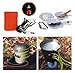 Portable Camping Cookware Kit, Outdoor Cooking Set, Backpacking Cooking Picnic Bowl Pot Pan Set for 1 to 2 People Traveling, Hiking and Campingthumb 4