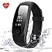 Fitness Tracker HR, 007plus D107Plus Heart Rate Monitor Fitness Smart Watch Activity Tracker with Sleep Monitor IP67 Waterproof Pedometer Smart Wristband