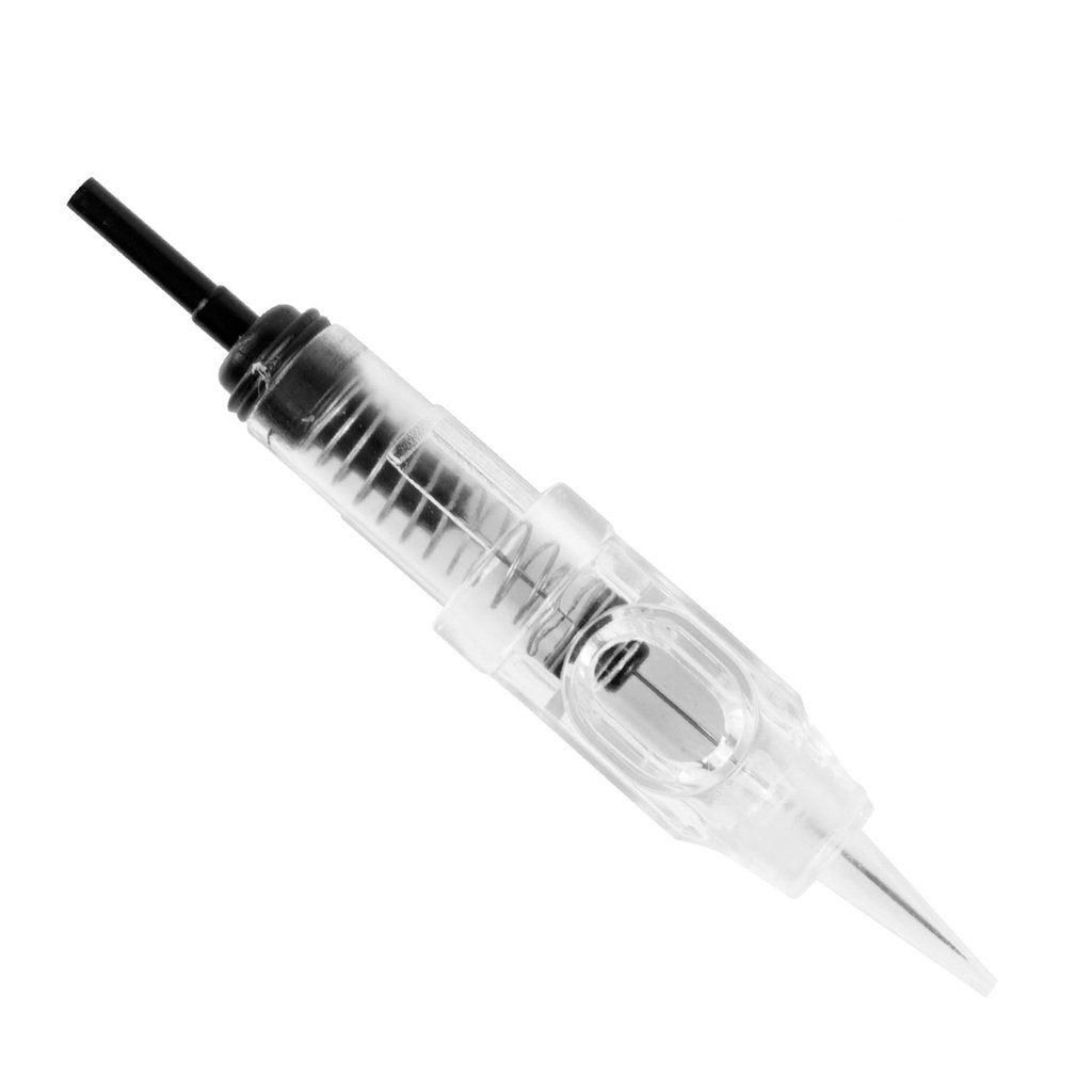 CHUSE 1RL Cartridges Disposable Permanent Makeup PMU Tattoo Microblading Machine Needles (10Pcs) for Nouveau Rotary Machine Gun beauty