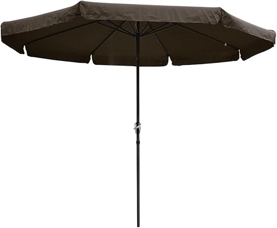 Amazon Com Yescom 10ft Special Valance Uv 30 Metal Outdoor Patio Umbrella With Crank Tilt For Table Garden Market Yard Cafe Garden Outdoor