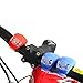 ENTESI Bike Bicycle Lights Front and Rear, Silicone Led Bike Light Set for Night Riding,6 Pack,Waterproof Headlight & Taillight for Cycling Safety(2 White,2 Red,2 Black)