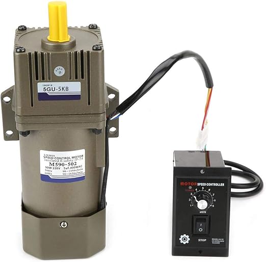High Torque Adjustable Geared Motors, AC 220V 90W Single Phase