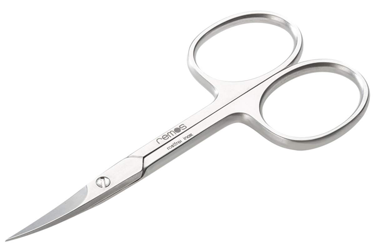 REMOS Nail & Cuticle Scissors Stainless [INOX] 9.5cm for Fingernails & cuticles