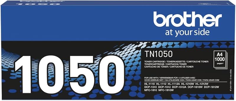 Brother TN-1050 Toner Cartridge Black Standard Yield 1 Pack Genuine
