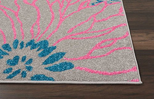 Nourison-Passion-Area-Rug-53-x73-Grey Nourison Passion Area Rug, 5'3" x7'3, Grey