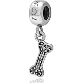 ARTCHARM Ladybird Cat Bow Dragonfly Pendant 925 Sterling Silver with Enamal Good Luck Bead fit Bracelets Charms,Christmas Valentine Mother's Day Gift for Women Girls