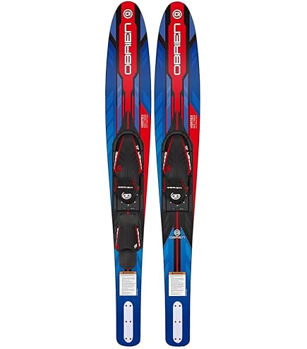 O'Brien Watersports 2191106 Adult 68 inches Performer Combo Water Skis Sizes 7-13, Yellow and Black : Sports & Outdoors