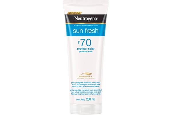 Neutrogena Sun Fresh Protetor Solar Corporal, FPS 70, 200ml