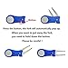 NKTM Golf Divot Tool with Pop-up Button & Magnetic Ball Marker Pitch Mark Mini Tool Lightweight Portable and Foldable