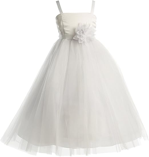 two tone flower girl dresses