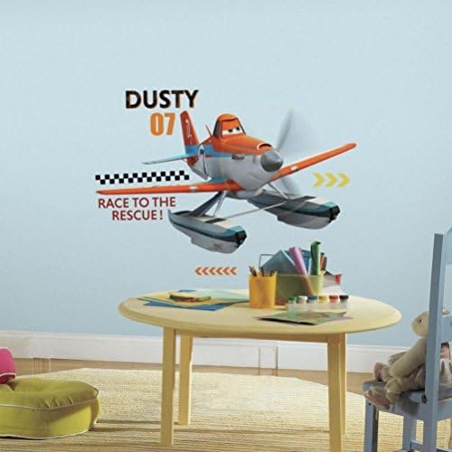 Defonia Dusty Planes Fire &amp; Rescue Big Wall Decals Airplaine Room Decor Stickers
