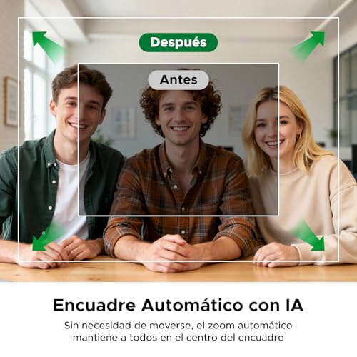 UGREEN Webcam 4K Streaming AI para PC Enfoque Automático PDAF,HD 4K 30FPS con Micrófono Cancelación de Ruido,Cámara Web Campo de Visión 79°, Adaptador USB-A y USB-C para Streaming, Conferencia y Zoom
