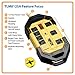 Tripp Lite Eaton TLM812SA Heavy Duty Power Strip with Surge Protection, 8 Outlets, 1500 Joules, Yellow Metal Housing, 12ft Cord, Keyhole Mounting Slots, Cord Wrap, Industrial Garage Work Shop Bench