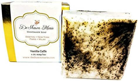 Vanilla Caffe Soap, 4oz Handmade Soap Bar, Vegan Glycerin Soap Bar