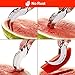 Lasten Fruit Slicer set of 5, Stainless Fruit Peeler Set - Pineapple Corer, Watermelon Slicer,Avocado Slicer, Carving Knife&Melon Baller Scoop and Strawberry Huller - Kitchen Cutter Gadgets Kit