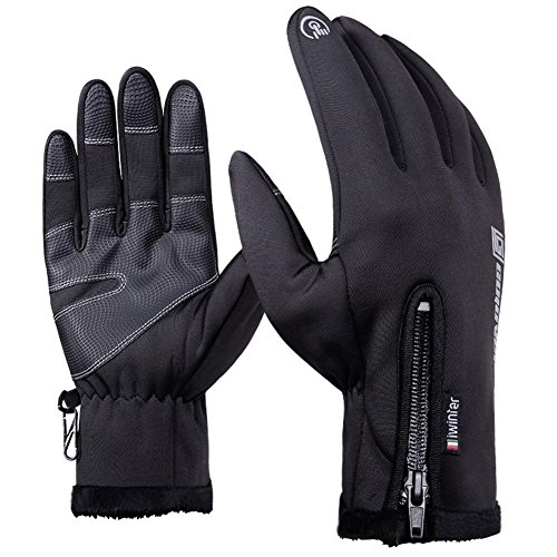 Chige Riding Gloves Military Hard Knuckle Tactical Motorcycle Gloves Motorbike Army Combat Full Finger Gloves(Black, M)