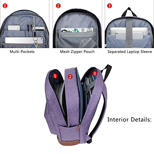 EBOX Laptop Backpack, Business Travel Water Resistant Backpacks Gift