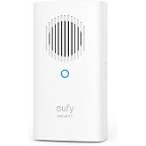 eufy Security Video Doorbell Add-On Chime, Indoor Chime, Requires eufy Security Video Doorbell E340/C30/C31, No-Delay Ring, Adjustable Volume, 8 Fun Ringtones, only works with 2.4GHz Wi-Fi
