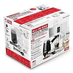 Espresso & Cappuccino Maker- 19 Bar Pump, 10 Pc
