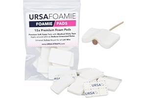 URSA Foamie Pads for Lavalier Microphones – Soft Mic Pads to Reduce Clothing Noise & Protect Against Friction – Pack of 12 wi