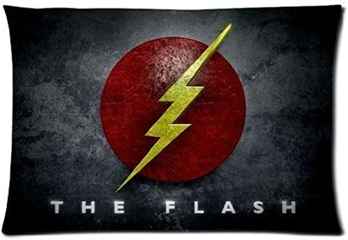 Hot Sale Custom The Flash Zippered Pillow Case 20x30 (Twin Sides Print)