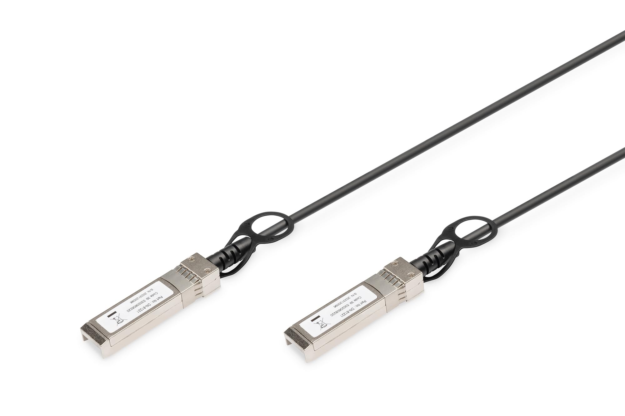 DIGITUS Universal SFP+ DAC Cable - 10 Gbit/s - Network Cable - 3 m - Direct Attach Cable - Direct Attach Copper - AWG30 Twinax - Black